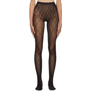 Black Gucci Interlocking G tights (Medium)